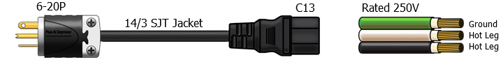 5-15 pc power cable